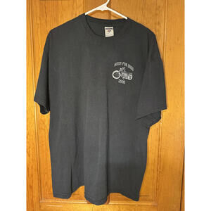 Akron Police K-9 2009 Black Graphic T-Shirt XL